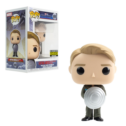 Funko POP! Captain America: The First Avenger - Captain America with Prototype Shield Vinyl Figure #999 Entertainment Earth Exclusive - for just $14.99! 