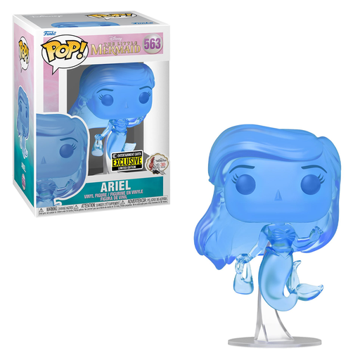 Funko POP! The Little Mermaid - Ariel (Blue Translucent) Vinyl Figure #563 Entertainment Earth Exclusive - for just $14.99! 