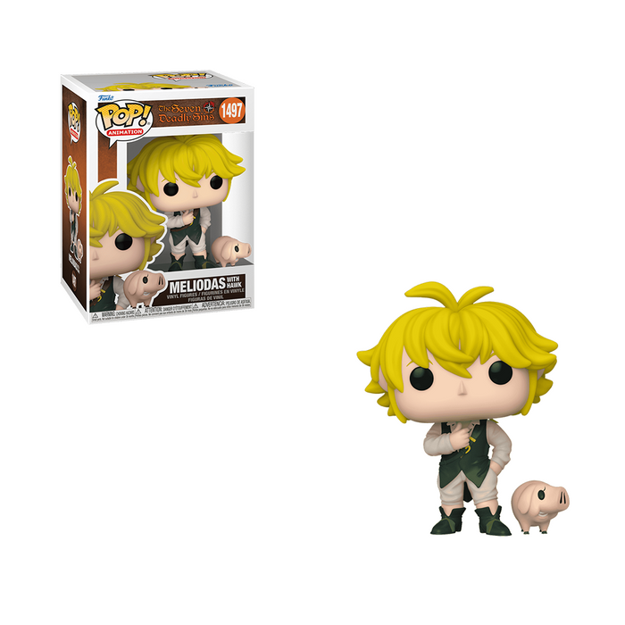 Funko POP! & Buddy: The Seven Deadly Sins - Meliodas with Hawk Vinyl Figure #1497 - for just $11.99! 