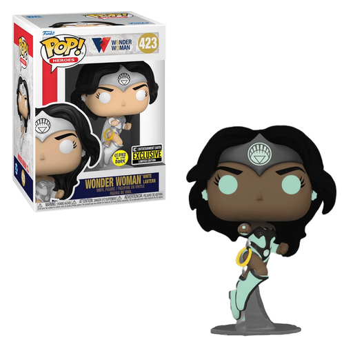 Funko POP! Wonder Woman 80th - Wonder Woman (White Lantern) Glow in the Dark Vinyl Figure #423 Entertainment Earth Exclusive - for just $14.95! 