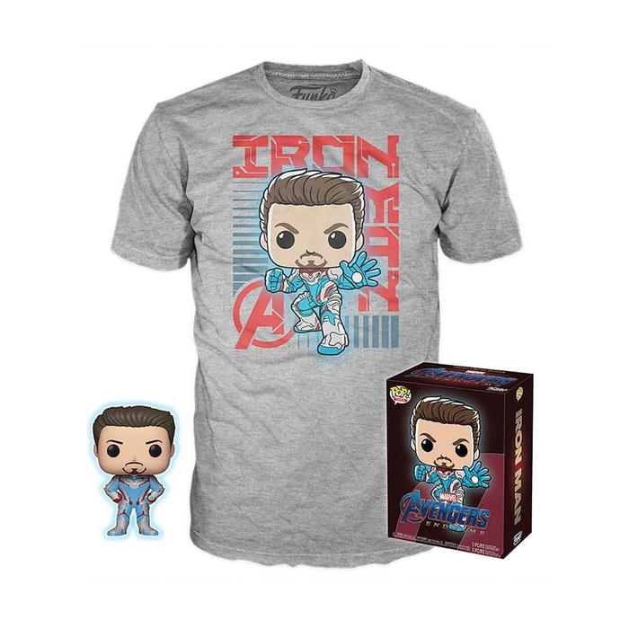 Funko POP! and Tee: Avengers: Endgame - Iron Man Collectors Box Target Exclusive [READ DESCRIPTION] - for just $35.95! 