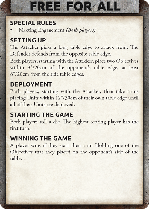 Flames of War: Mission Cards - for just $5! 