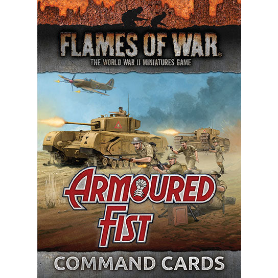 Flames of War: British Armoured Fist Command Cards - for just $10! 