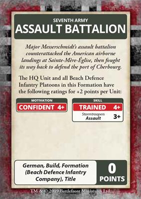 Flames of War: D-Day - German Command Cards - for just $10! 