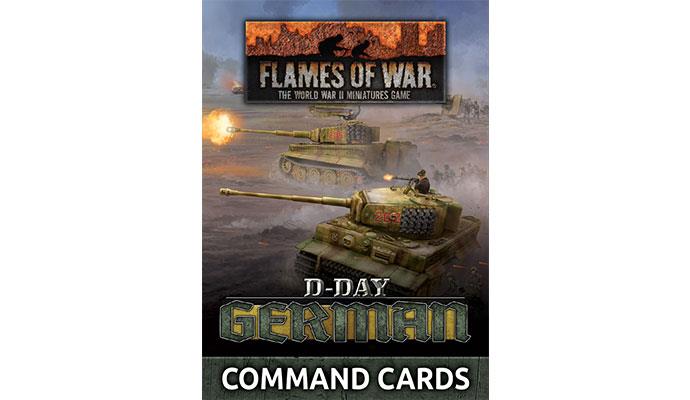 Flames of War: D-Day - German Command Cards - for just $10! 