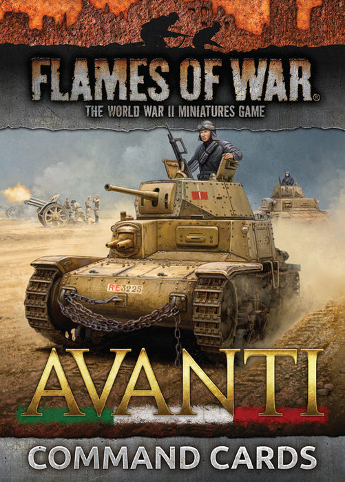 Flames of War: Italian Avanti Command Cards (Mid War) - for just $5! 