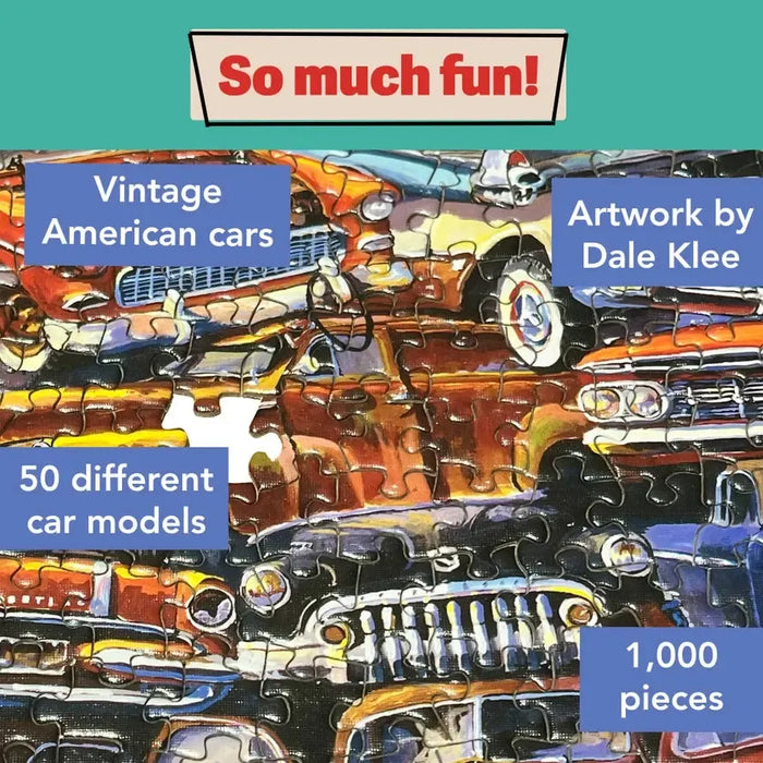 Fabulous 50s Junkpile 1000 Piece Jigsaw Puzzle TDC - for just $19.99! 