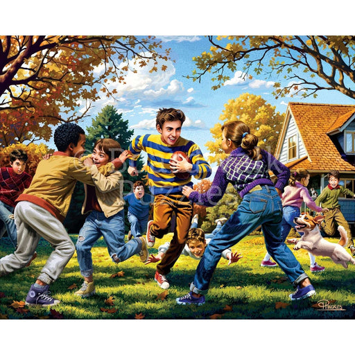 Fall Football 500 Piece Jigsaw Puzzle Boardwalk - for just $21.99! 