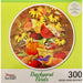 Fall Harvest Backyard Birds 300 Piece Round Jigsaw Puzzle Leap Year - for just $14.99! 