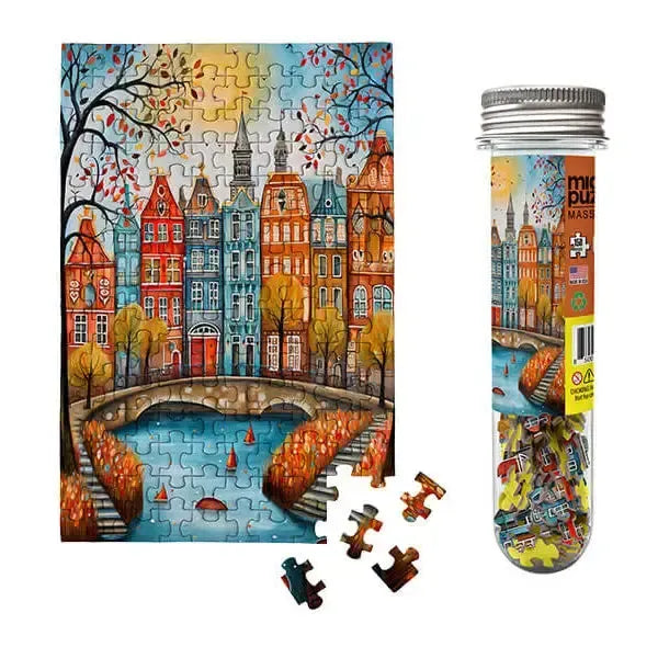 Fall On the Canals 150 Piece Mini Jigsaw Puzzle Micro Puzzles - for just $10.99! 