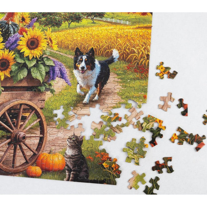 Fall Wagon Wonders 500 Piece Jigsaw Puzzle Springbok - for just $17.99! 