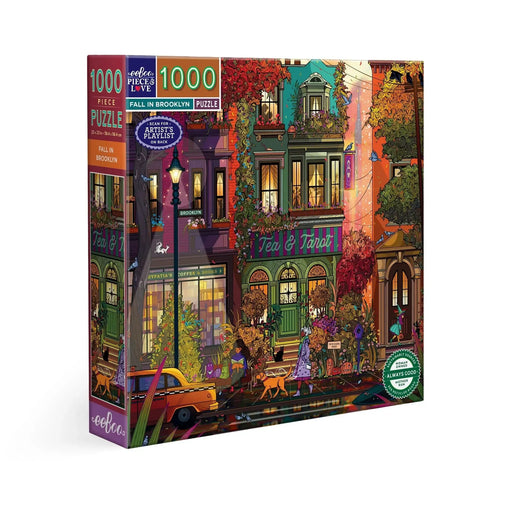 Fall in Brooklyn 1000 Piece Jigsaw Puzzle eeBoo - for just $26.99! 