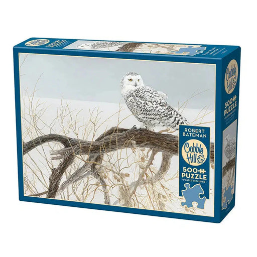 Fallen Willow - Snowy Owl 500 Piece Jigsaw Puzzle Cobble Hill - for just $17.99! 