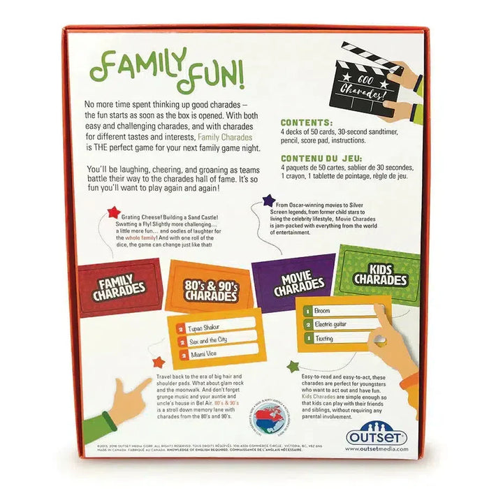 Family Charades Card Game Outset - for just $17.99! 