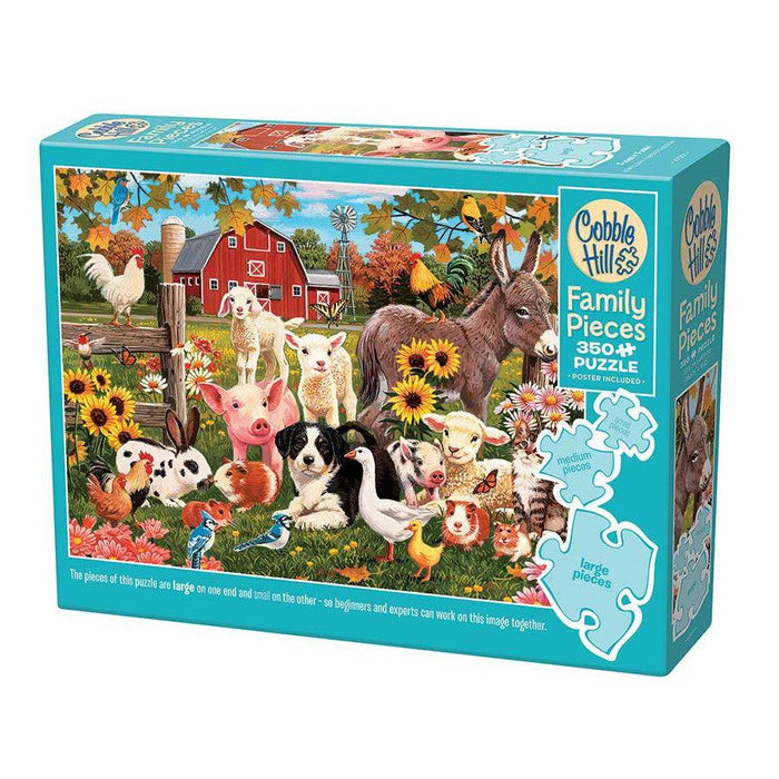 Family Farm 350 Piece Family Jigsaw Puzzle Cobble Hill - for just $17.99! 