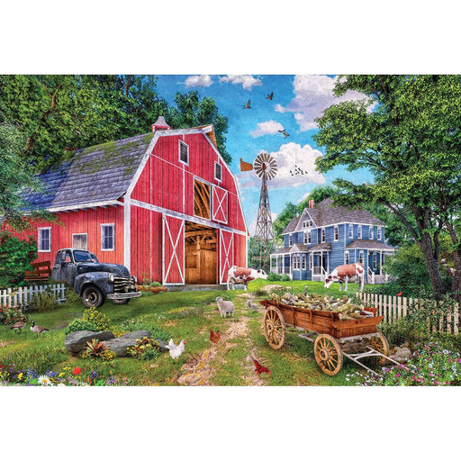 Family Farm 550 Piece Jigsaw Puzzle in Tin Eurographics - for just $23.99! 