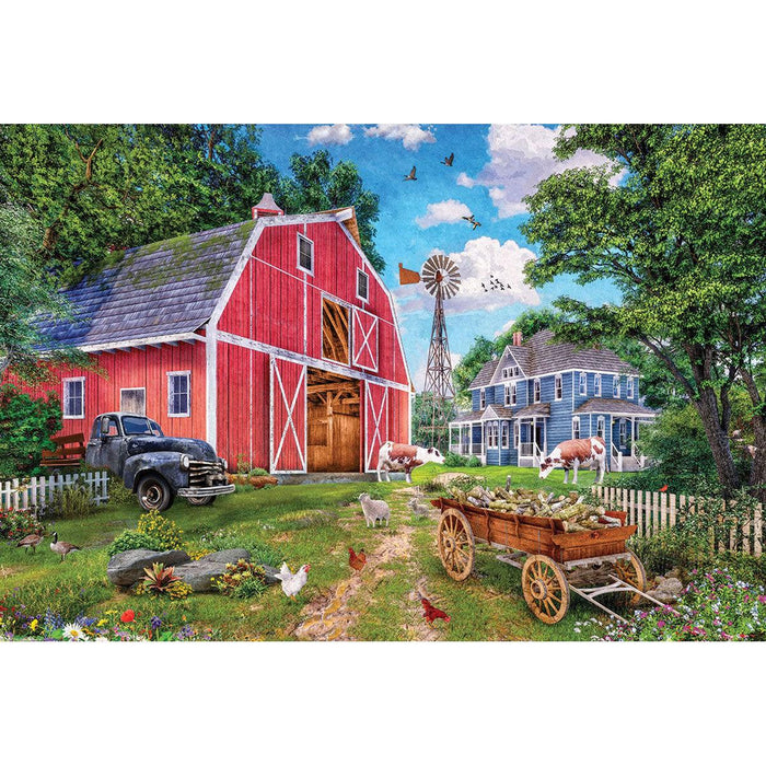 Family Farm 550 Piece Jigsaw Puzzle in Tin Eurographics - for just $23.99! 
