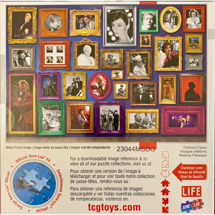 Famous Faces Life 500 Piece Jigsaw Puzzle Sure Lox - for just $14.99! 
