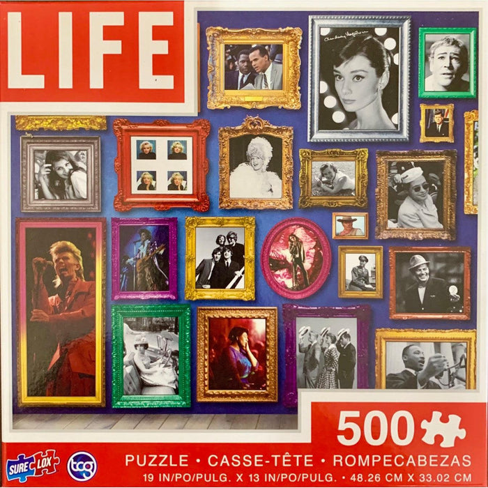 Famous Faces Life 500 Piece Jigsaw Puzzle Sure Lox - for just $14.99! 