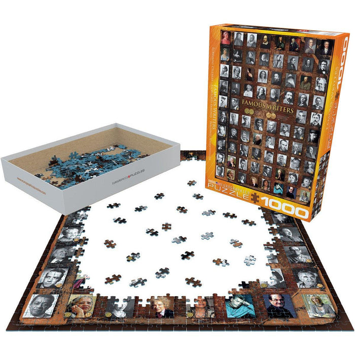 Famous Writers 1000 Piece Jigsaw Puzzle Eurographics - for just $10.99! 