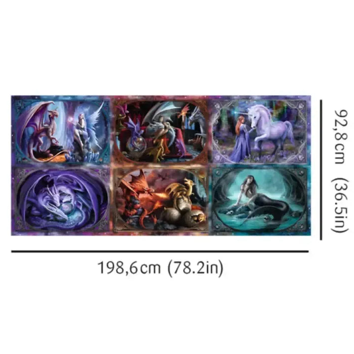 Fantasy Creatures by Anne Stokes 9000 Piece Jigsaw Puzzle Trefl - for just $99.99! 