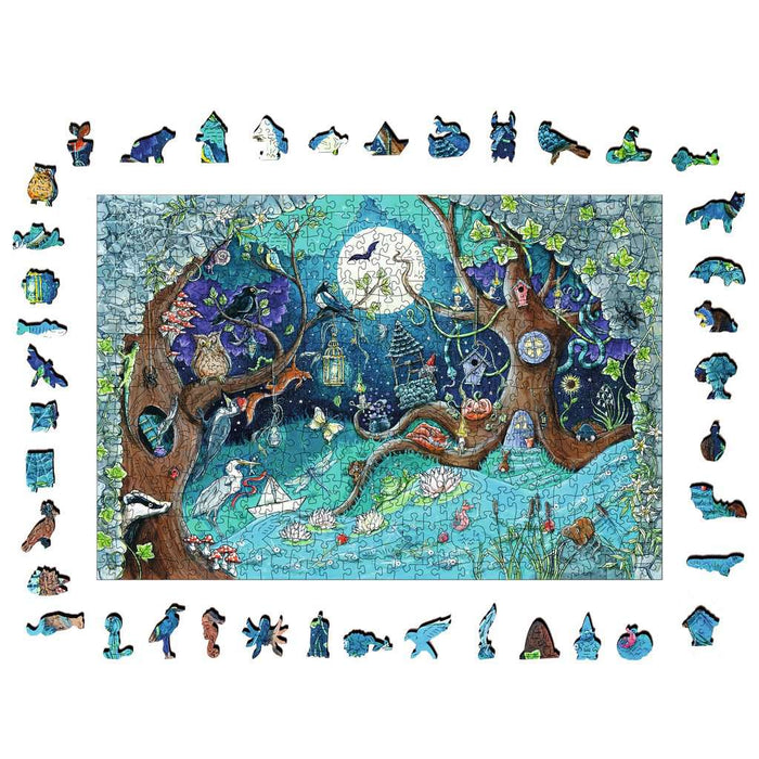 Fantasy Forest 500 Piece Wood Jigsaw Puzzle Ravensburger - for just $49.99! 