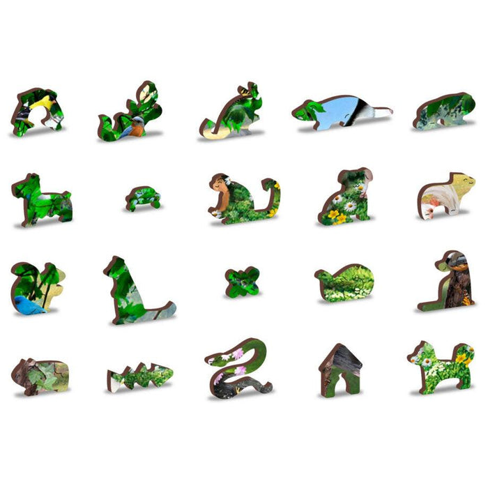 Farm Kindergarten 300 Piece Wood Jigsaw Puzzle Wooden City - for just $24.99! 