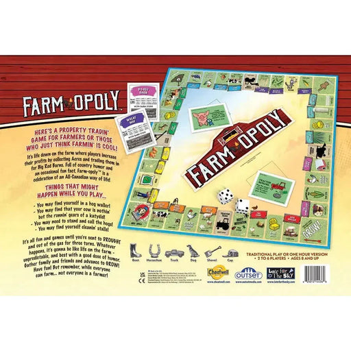 Farm-Opoly Board Game Outset - for just $29.99! 