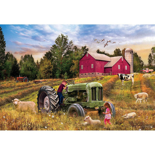 Farm Tractor 550 Piece Jigsaw Puzzle in Tin Eurographics - for just $23.99! 