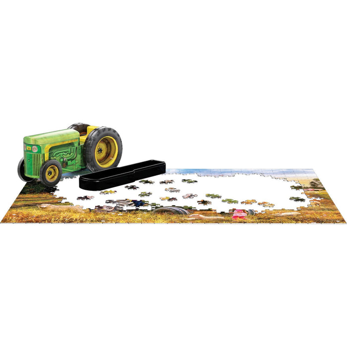 Farm Tractor 550 Piece Jigsaw Puzzle in Tin Eurographics - for just $23.99! 