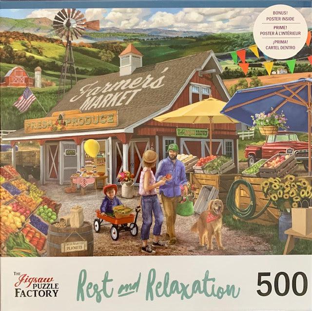 Farmer's Breakfast Rest & Relax 500 Piece Jigsaw Puzzle Leap Year - for just $14.99! 