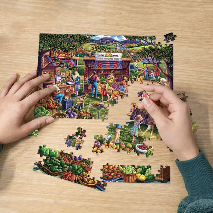 Farmers Market 210 Piece Jigsaw Puzzle Boardwalk - for just $11.99! 