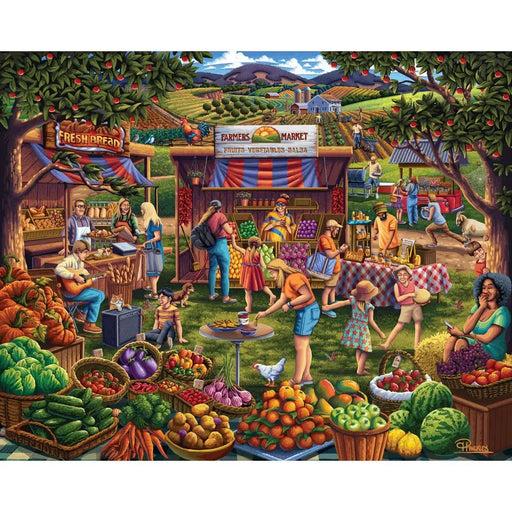 Farmers Market 500 Piece Jigsaw Puzzle Boardwalk - for just $21.99! 