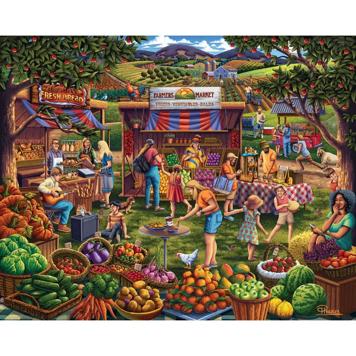 Farmers Market 500 Piece Jigsaw Puzzle Boardwalk - for just $21.99! 