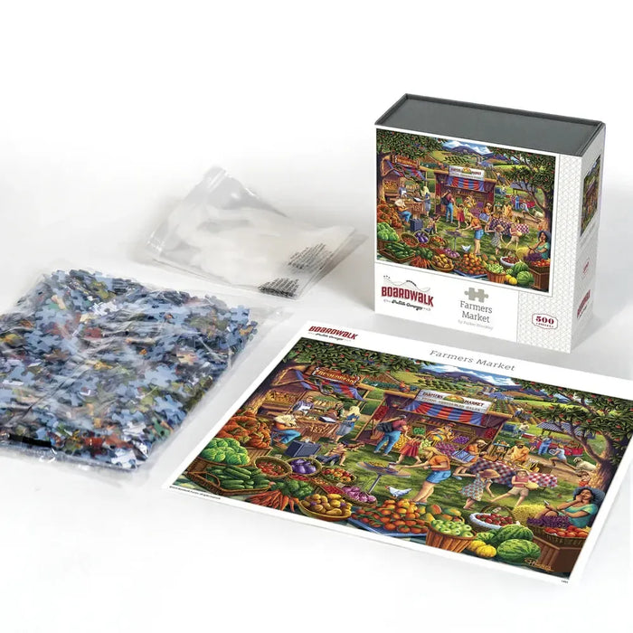 Farmers Market 500 Piece Jigsaw Puzzle Boardwalk - for just $21.99! 