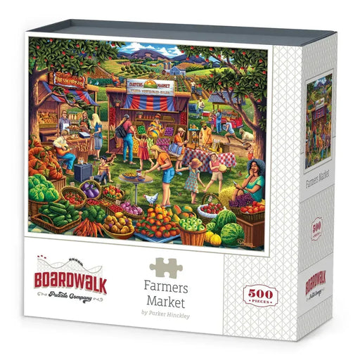 Farmers Market 500 Piece Jigsaw Puzzle Boardwalk - for just $21.99! 