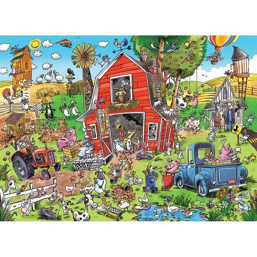 Farmyard Folly 350 Piece Family Jigsaw Puzzle Cobble Hill - for just $17.99! 