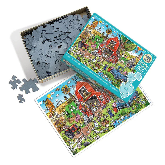 Farmyard Folly 350 Piece Family Jigsaw Puzzle Cobble Hill - for just $17.99! 