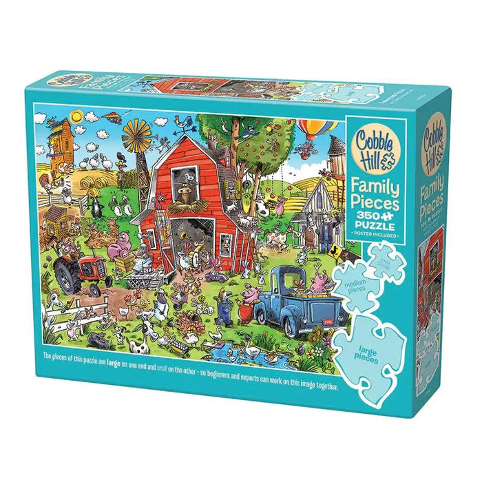 Farmyard Folly 350 Piece Family Jigsaw Puzzle Cobble Hill - for just $17.99! 
