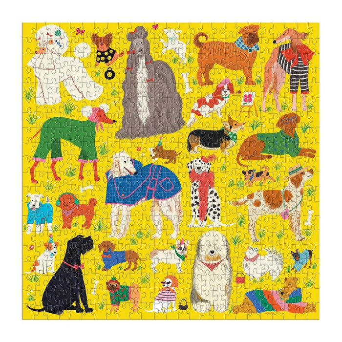 Fashionable Dogs 500 Piece Jigsaw Puzzle Galison - for just $17.99! 
