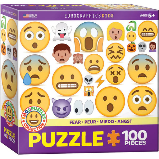 Fear Emoji 100 Piece Jigsaw Puzzle Eurographics - for just $14.99! 