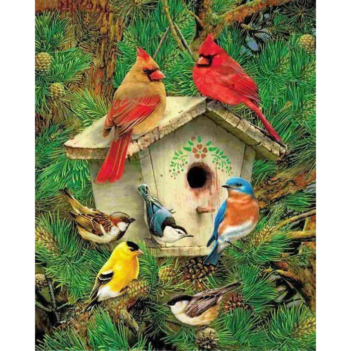 Feathered Retreat 1000 Piece Jigsaw Puzzle Springbok - for just $19.99! 
