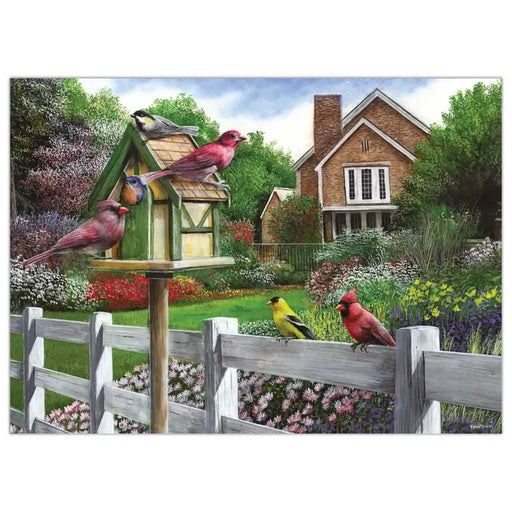 Feathers & Flowers 1000 Piece Soft Touch Jigsaw Puzzle Crown Point - for just $19.99! 