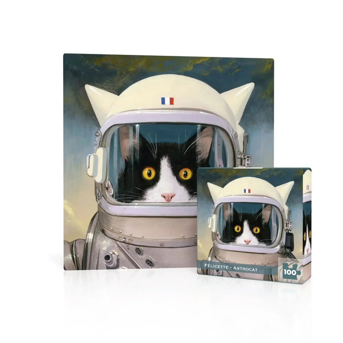 Félicette - Astrocat 100 Piece Mini Jigsaw Puzzle NYPC - for just $11.99! 
