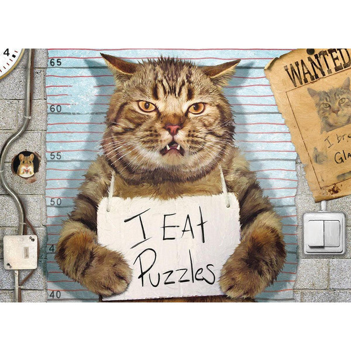 Feline Felon 500 Piece Jigsaw Puzzle Eurographics - for just $17.99! 