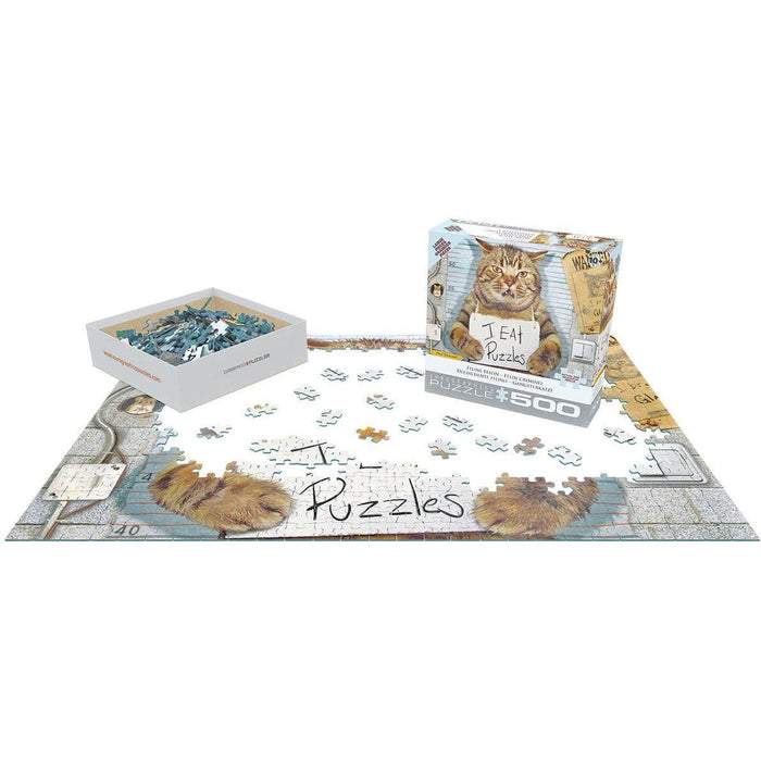 Feline Felon 500 Piece Jigsaw Puzzle Eurographics - for just $17.99! 
