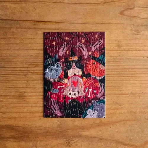 Feline Spiritism 99 Piece Mini Jigsaw Puzzle Trevell - for just $11.99! 