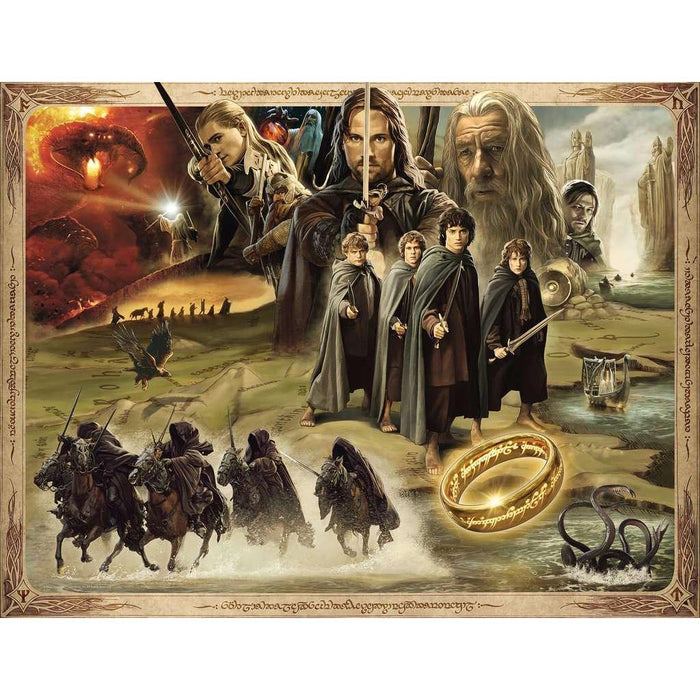 Fellowship of the Ring LOTR 2000 Piece Jigsaw Puzzle Ravensburger - for just $44.99! 