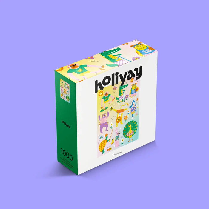 Festivanimals 1000 Piece Jigsaw Puzzle Holiyay - for just $29.99! 