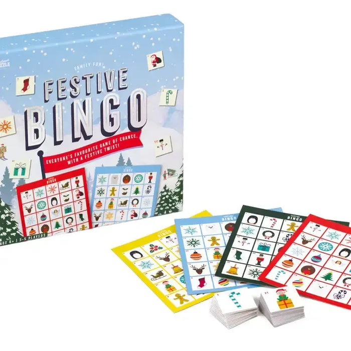 Festive Bingo - Classic Game with a Twist - Professor Puzzle - for just $9.99! 